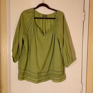 J Jill Extra Large top in green